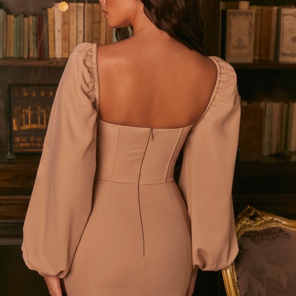 ohpholly - HAUTE NIGHTS BALLOON SLEEVE CORSET MINI - Picture 3 of 6